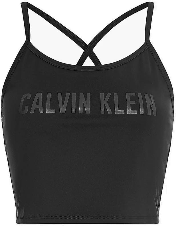 Majica bez rukava Calvin Klein Cropped Tanktop
