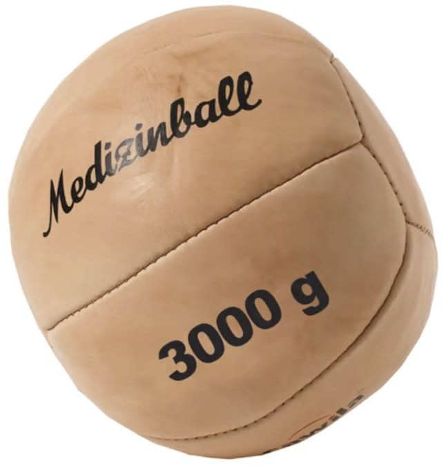 Lopta za medicinu Cawila Leather medicine ball PRO 3.0 kg
