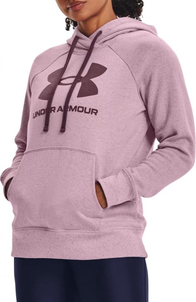 Majica s kapuljačom Under Armour Rival Fleece Logo Hoodie-PNK