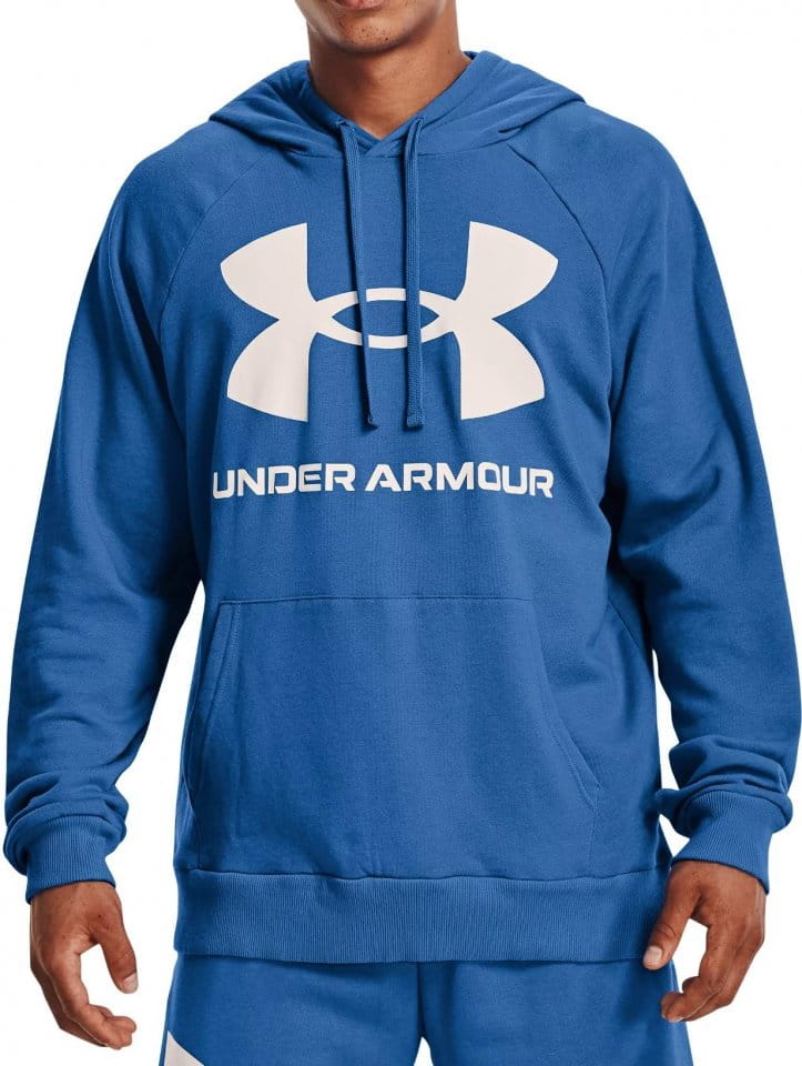 Majica s kapuljačom Under Armour UA Rival Fleece Big Logo HD-BLU