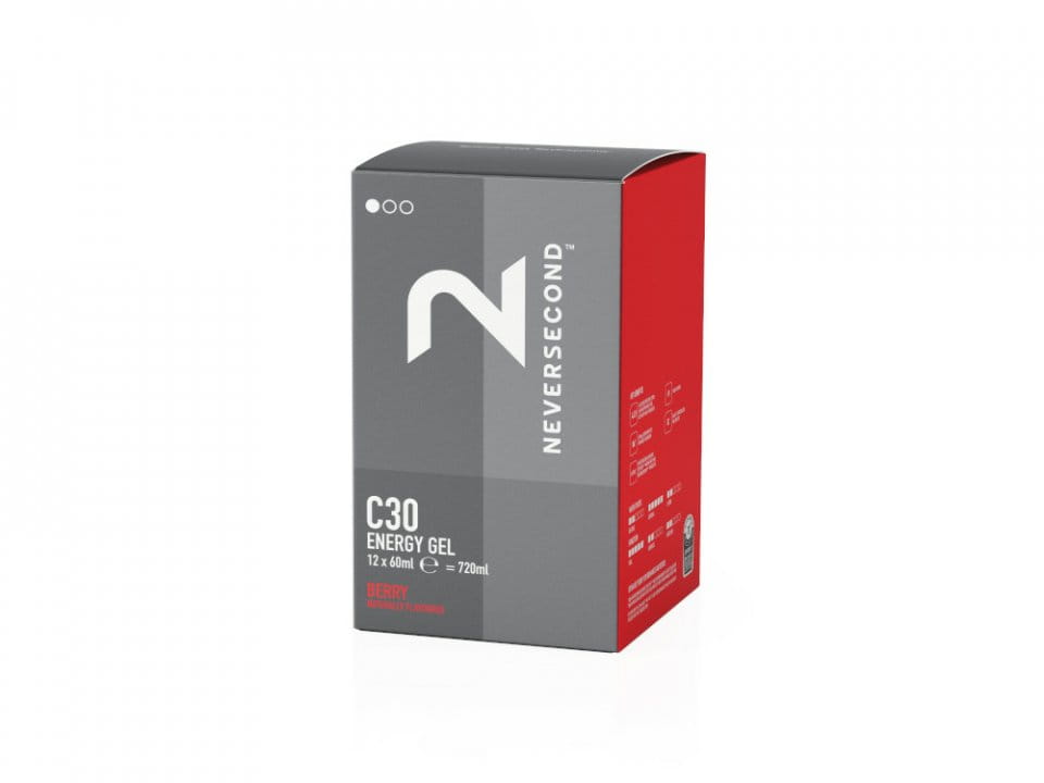 NEVERSECOND energetski gel C30 Berry 60 ml | 12 kutija za vrećice