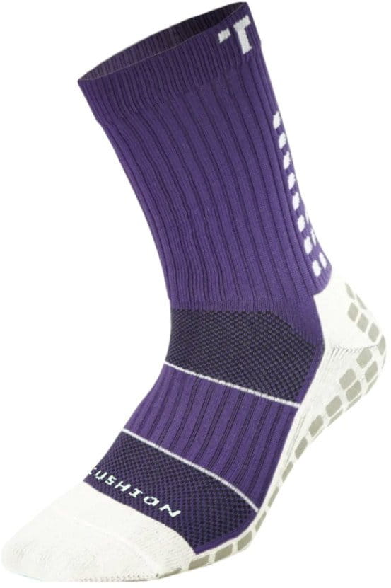 Čarape Trusox Cushion 3.0 - Purple with White Trademarks