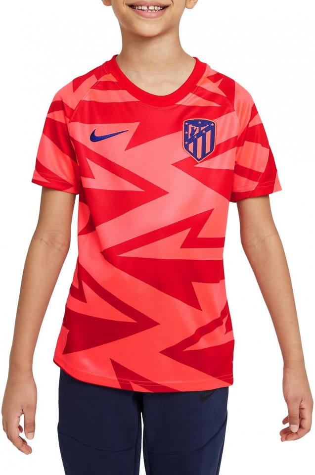 Majica Nike Atlético Madrid Big Kids Pre-Match Short-Sleeve Soccer Top
