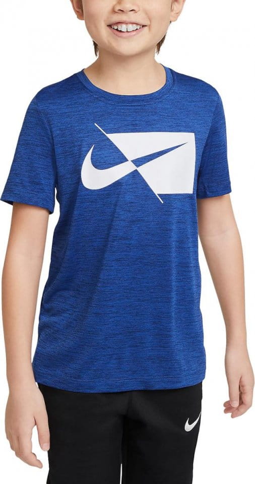 Majica Nike HBR T-Shirt Kids Blau Weiss F492