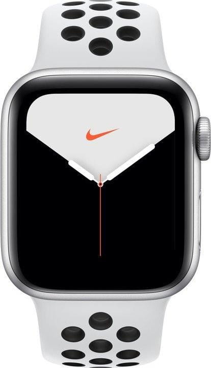 Sportski sat Apple Watch Series 5 GPS, 40mm Silver Aluminium Case with Pure  Platinum/Black Sport Band - 11teamsports.hr